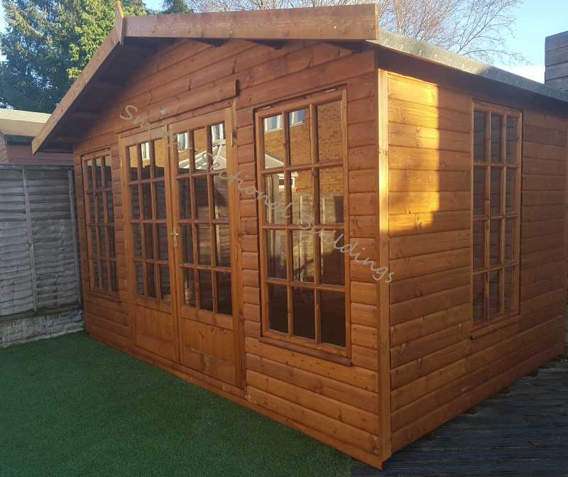 12' x 8' summer house - Smiths Sectional Buildings